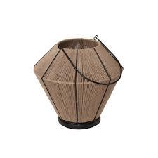 DI SDS HD 9.7in Metal and Jute Lantern