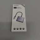 USB C to Dual HDMI Adapter 4K@30Hz, KOZYC USB C Hub Multiport Adapter with 2xHDMI, USB 3.0, 100W PD, Support USB C to HDMI Splitter Extended Display for MacBook Pro (MST is not Supported on MacOS)