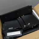 IBUYKE Modern Rattan Floating TV Stand with Doors,Wall Mounted TV Shelf for TVs up to 55 Inches,Media Console Entertainment Center for Under TV Storage Cabinet for Living Room Bedroom,Black UWST012B