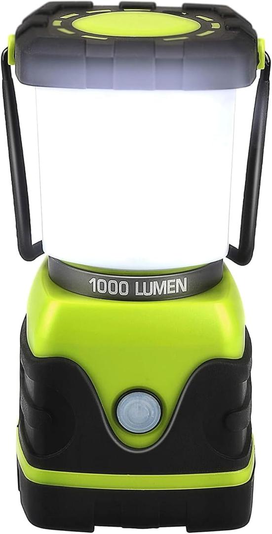 Tahoe Trails LED Camping Lantern, Battery Powered Bright LED Lantern with 1000LM, IPX4 Waterproof Tent Light, Perfect Camping Flashlight for Hiking, Camping, Hurricane, Emergency, Survival Kits, Home
