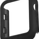 WITHit Protective Glass Cover with Integrated Bumper, Compatible with Apple Watch, 42mm (Series 1-3 only), Black  Seamless Fit, Easy Installation, Screen Protector and Bumper for Apple Watch