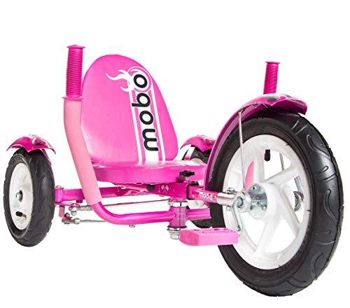 Mobo Mity Sport Safe Tricycle. Toddler Big Wheel Ride On Trike. Pedal Car, Pink, Large