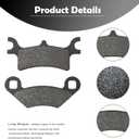 3 x Brake Pads for Polaris Trail Blazer 250 330 Scrambler 400 500 Sportsman 450 600 700 800 4x4 Trail Boss 330 Magnum Xpedition 325 2x4