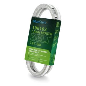 BlueStars 196103 Lawn Mower Deck Belt - for 54" Ariens 21546382 AYP Husqvarna 532196103 587686701 Craftsman 33155 LGT2654 GTH2654 YTH2454 PB22L PBGT26 | Aramid Cord | 147.5in x 5/8