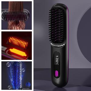Rohs Wireless Hair Straightener Brush