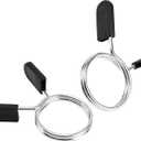 Barbell Clips Olympic Barbell Clamps Collars 2 Inches Weight Bars Lock Dumbbell Spring Clips Circlip Fitness Weightlifting Buckle for Strength Training Gym Accessory