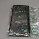 GIANCOMICS Goth Book Shelf Womens Wallet RFID Blocking, Gothic Skull Witchy Credit Card Holder Bifold, PU Leather Travel Billfold, Long Cute Cash Purse, Zipper Coin Pocket Clutch, Ladies Gift Woman