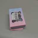 4 x 6 Colors Fake Nails Kit Short Square Shaped Press on Nails with Glitter Designs Glossy False Nails Sparkly Reusable Acrylic Nails Set Full Cover Stick on Nails for Women Nail Art Manicure 144 Pcs (Cats Eye)