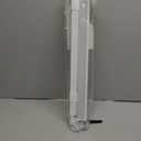 LazBlinds Cordless Cellular Shades, No Tools No Drill Blackout Honeycomb Shades Pleated Blinds for Windows, 23.5'' W x 48'' H, Silver White