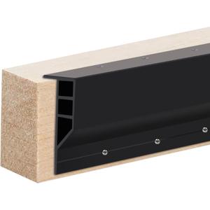 10-Pack Full Face Dock Bumpers, Heavy-Duty Marine Fender Set, Rub Rail & Piling Protection for Boats/Piers (10pcs x 19.7", Black)