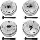 4pcs Variable Valve Timing Cam Phaser VVT Camshaft Sprocket Intake Exhaust Gear with Bolt Compatible with Cadillac ATS CTS STS Chevy Impala Buick GMC Acadia 3.0L 3.6L Replace# 12626160 12626161 12614464