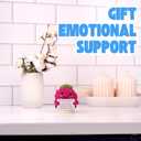 Flirty Berry Pack  Crochet Stuffed Berries Bulk Variety Pack w/Stand (5 pc). Handmade Crochet Figurines Decor - Desk, Office, Coworker, Friend