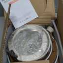 5PCS Pots and Pans Set Non Stick, Kitchen Cookware Sets with Detachable Handle, Induction Cookware Sets, Non Stick RV Cookware Cooking Set, Dishwasher  Oven Safe, PFOA Free, Cream White