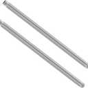 GeilSpace 3/4" x 24" Stainless Steel Pipe, 304 Pipe Nipple Fits Standard 3/4 Inch Threaded Pipes and Fittings, DIY Industrial Metal tube (2 PCS)