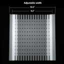 Aquarium Divider Clear 10/15/20 Gallon Fish Tank Divider with Suction Cups (10 Gallon)
