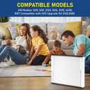 2 Pack 410 Replacement Filter Compatible with AprilAire Size:410 Whole House Air Purifiers Models,1410, 1610, 2140, 2410, 2416, 3410, 4400,16x25x4 Furnace Filter Replacement