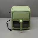 Gourmia 8 Qt Air Fryer, 8 Presets with Digital Display, FryForce 360° Technology, Easy View Window & Interior Light, Dishwasher Safe Basket, Green