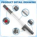 Vacuum Extension Wand Attachment Compatible With Shark Navigator Lift-Away NV350 NV351 NV352 NV355 NV356e NV357 NV358 NV360 NV390 NV391 NV392 UV440 Vacuum Cleaner Replacement Parts