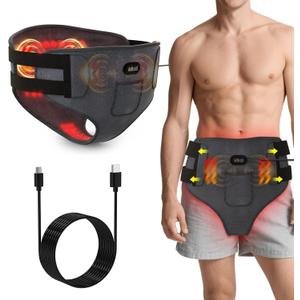 Red Light Therapy Pant for Men - Red Light Therapy Device for Lower Back & Abdominal, 3 Heat Levels, Comfortable & Breathable