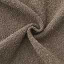 ANRODUO Pack of 2 Textured Boucle Throw Pillow Covers Soft Brown Euro Decorative Accent Solid Pillow Cases Cozy Modern Couch Cushion Case for Chair Sofa Bedroom Living Room Home Decor, 26 x 26 Inch