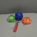 Dilabnba 3PCS Mini Soccer Balls, Soft and Safe Football Toys for Kids Toddlers, Indoor Outdoor Sport Colorful Ball Set Gifts for Girls Boys (Blue Green Orange)