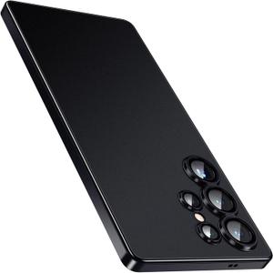 Slim Designed for Samsung Galaxy S25 Ultra Case,Paper-Thin Matte Finish Skin Back Case Scratch Protection,No Drop Protection,Cover with Camera Protection for Men 6.9 Inch (Black)