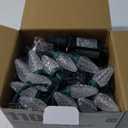 C9 Christmas Lights Outdoor, 72 FT 110 LED C9 String Lights, 8 Modes & Timer Connectable Waterproof for Christmas Tree Light Indoor Outdoor Roofline Patio Outside Garden Yard Xmas Decor, Warm White