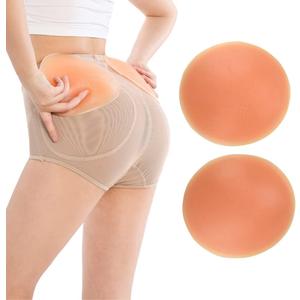 Silicone Butt Pads, Hip Pads for Women Shapewear  Hip Enhancer Pad & Fake Buttock Lifter Thick Peach