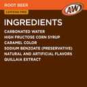 A&W Root Beer Soda, 12 fl oz cans, 12 pack