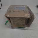 Ceramic Fruit Bowl, 10 Inch Decorative Pedestal Bowl with Golden Feet, Large Modern Footed Vegetable Basket for Kitchen Counter, Dining Table, Home Decor