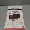 23.6 inch Computer Privacy Screen (16:9) - Black Security Shield - Desktop Monitor Protector - UV & Blue Light Filter by Akamai (23.6 inch Diagonally Measured, Black)