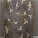 InSimSea Framed Canvas Wall Art Vintage Decor, Home Decor Painting Gold Flying Bird Collage Large Wall Decorations for Living Room, Landscape Modern Canvas Pictures Art for Bedroom Gallery, 16"x24"