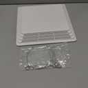 FG701S Bathroom Exhaust Fan Upgrade Replacement Grille Cover (L x W x H: 13.25 x 13.25 x 1.30 inches)  Compatible With Broan-NuTone Small/Medium/Large Size Square Exhaust Fan FG701, Dust-Resistant