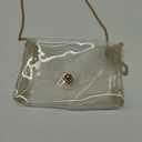 Vorspack Clear Purse for Women Clear Crossbody Bag Cute for Sports Concert Prom Party Present (A-clear(gold Chain))