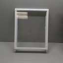 5304508067 Crisper Drawer Cover with Glass Compatible with Frigidaire Crosley Kenmore Refrigerator, Replacement Part 5304508410 5304519462 4583355 AP6230468 PS12071129 EAP12071129