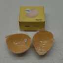 Niidor Adhesive Bra Strapless Sticky Invisible Push up Silicone Bra for Backless Dress with Reusable Nipple Covers (Nude) 
(A Cup)