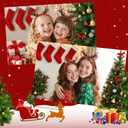 Atoden Deer Antlers Headband Realistic Reindeer Hair Bands Fawn Ears Headpiece Christmas Halloween Accessories Women Girls (Red)