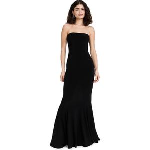 mali Women's Strapless Fishtail Gown, Black, M