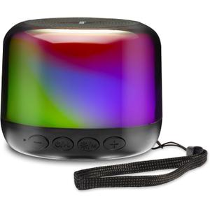 iHome Bluetooth Speaker with Color Changing Lights, Rechargeable and Portable Speaker with 18 Hour Battery Life (iBT64BZ)