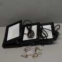 4Pack LED Flood Light Outdoor,100W LED Work Light 11000lm with 6FT US Plug,IP66 Waterproof Exterior Security Lights,6000K Daylight White Outside Floodlights Slim Design for Playground Yard