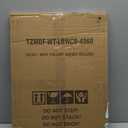 DOLLAR BOSS Cork Board Bulletin Board with Linen Double-Sided 24" x 18" Linen Corkboards for Walls Picture Display Vision Board for Office Home School Framed Picture Pin Board, 20 Pushpins 10 Clips (White)