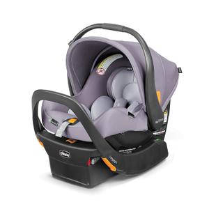 Chicco KeyFit Max ClearTex Infant Car Seat and Base, Rear-Facing Seat for Infants 4-30 lbs., Infant Head and Body Support, Compatible with Chicco Strollers, Baby Travel Gear, Lupine/Purple, Exp date: October 2031
