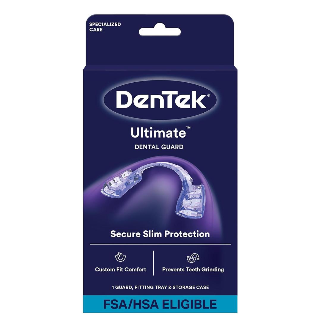 DenTek Ultimate Dental Guard, Slim-Fit Mouth Guard for Grinding Teeth at Night, 1 Count