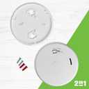 First Alert SMCO210, 10-Year Sealed Battery Combination Smoke & Carbon Monoxide Alarm with Slim Profile Design, 1-Pack