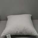 HITO 18x18 Pillow Inserts (Set of 1)- 100% Cotton Covering Down Alternative Throw Pillows White for Couch Bed Sofa