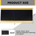 Nisorpa Anti Fatigue Mats Industrial 2' x 7' Ergonomic Standing Mat 15/16" Extra Thick Heavy Duty Commercial Diamond Plate Support Shop Floor Mat for Leg & Back Pain