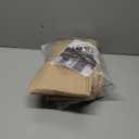 LAMIT Natural Linen Curtains for Living Room, 84 Inch Faux Linen Textured Privacy Drapes Grommet Boho Burlap Panels for Farmhouse/Bedroom, Set of 2 Panels, Tan, 38 x 84 Inch