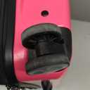 Amazon Basics 21" Hardside Carry-On Luggage with TSA Lock, Expandable, Scratch-Resistant Geometric Surface, Organized Interior, 4 Multi-directional Spinner Wheels, Pink