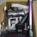 Lubluelu Cordless Vacuum Cleaner, Stick Vacuum Cordless Rechargeable with Lightweight 235W Brushless Motor, Self-Standing and Handheld Design for Carpet, Hard Floor and Pet Hair (Purple)