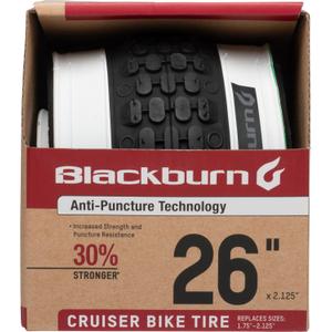 Blackburn Cruiser Bike Tires, 26" X 1.75-2.25"